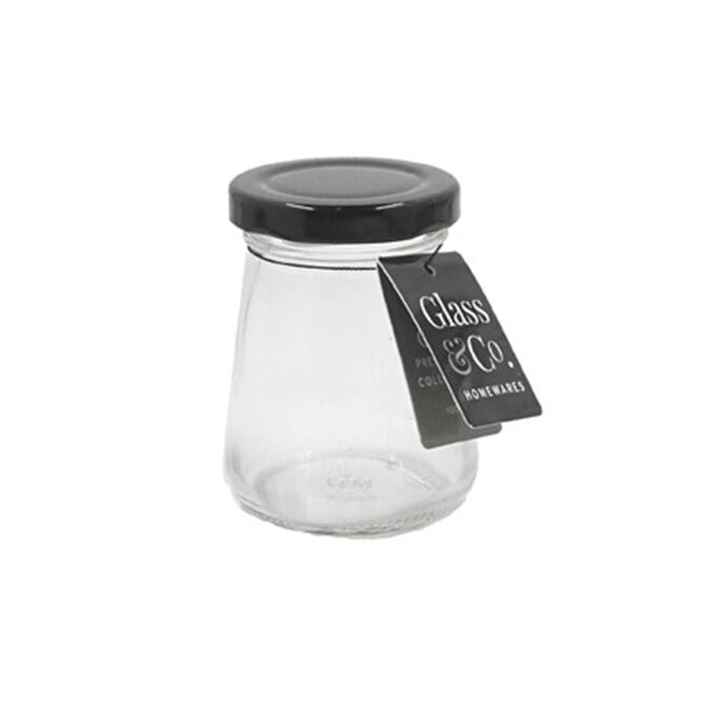 Glass & CO The Styled Room Cleo Milk Glass Jar Container Assort Black/Gold/White 100ml — image 3