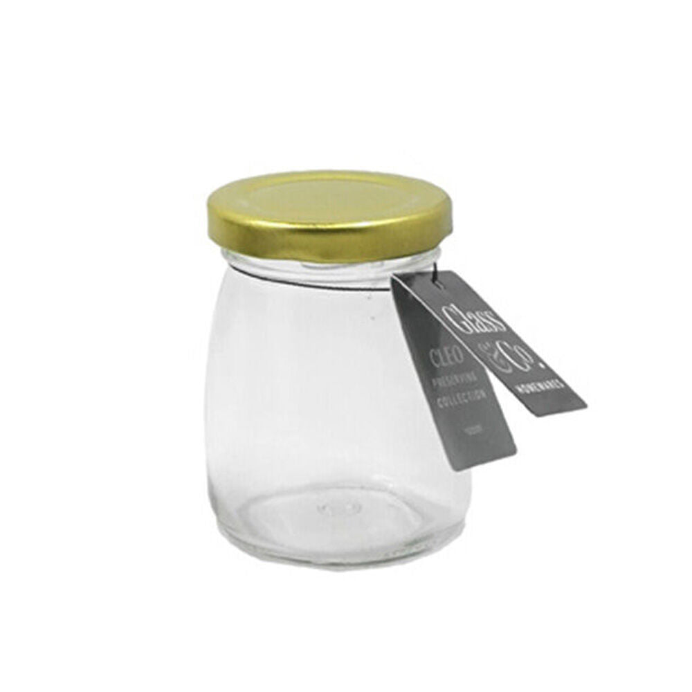 Glass & CO The Styled Room Cleo Milk Glass Jar Container Assort Black/Gold/White 100ml — image 2