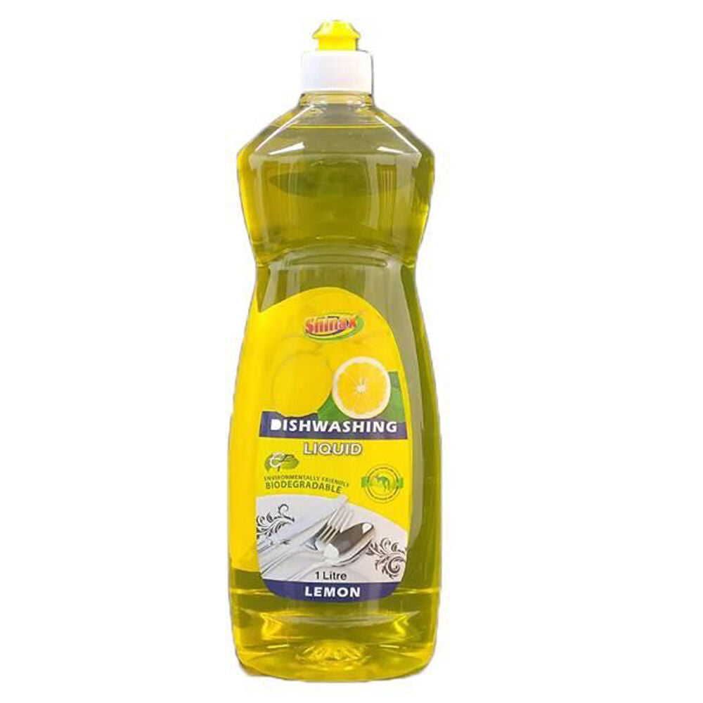 Shinax 1L Dishwashing Liquid Dish Detergent w/ Fresh Lemon Fragrance