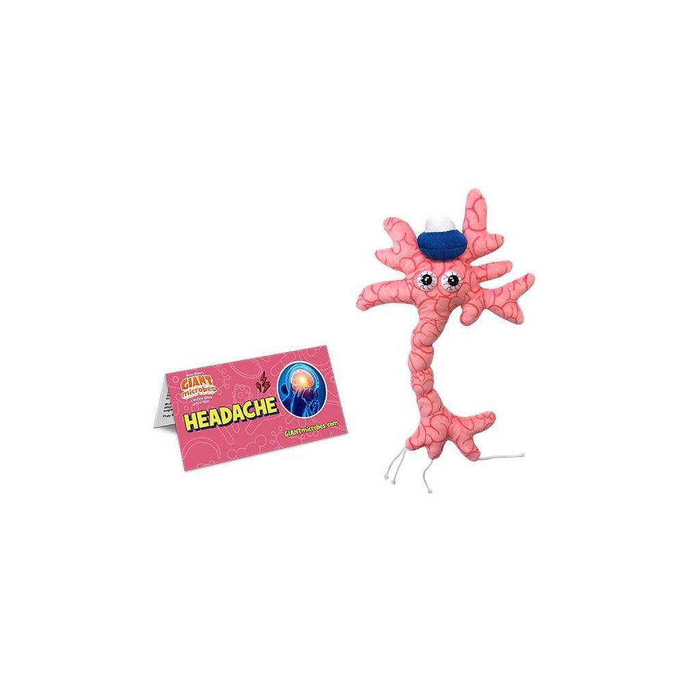 Giant Microbes Migraine Headache Kid/Human Biology Soft Plush Cuddle Stuffed Toy — image 3