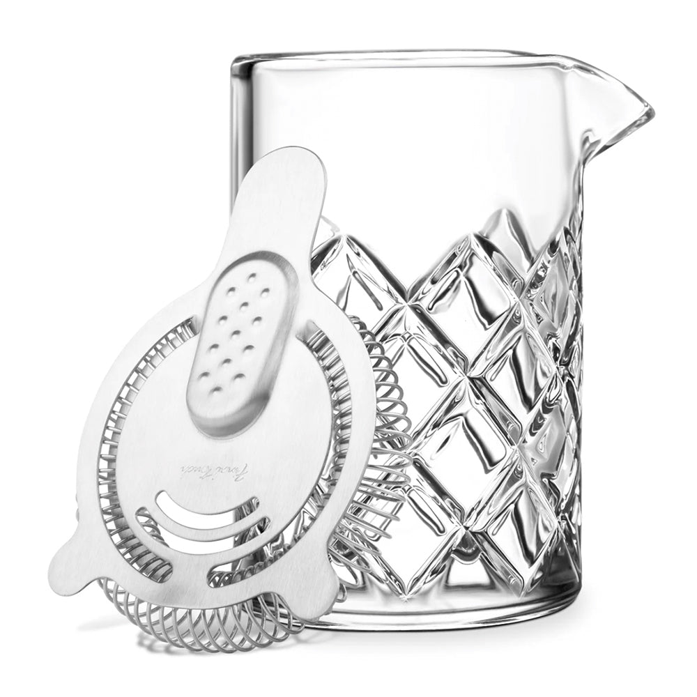 Final Touch Yarai 400ml Cocktail Mixing Pitcher Container w/ Strainer Clear — image 2