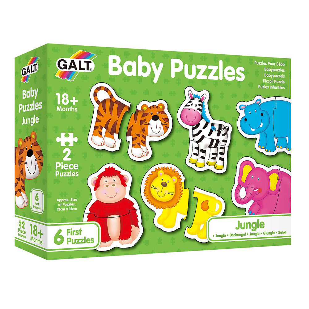 Galt Baby Jigsaw Puzzles Jungle Learning Game Early Leanring Toy 18m+ (2 Pieces)