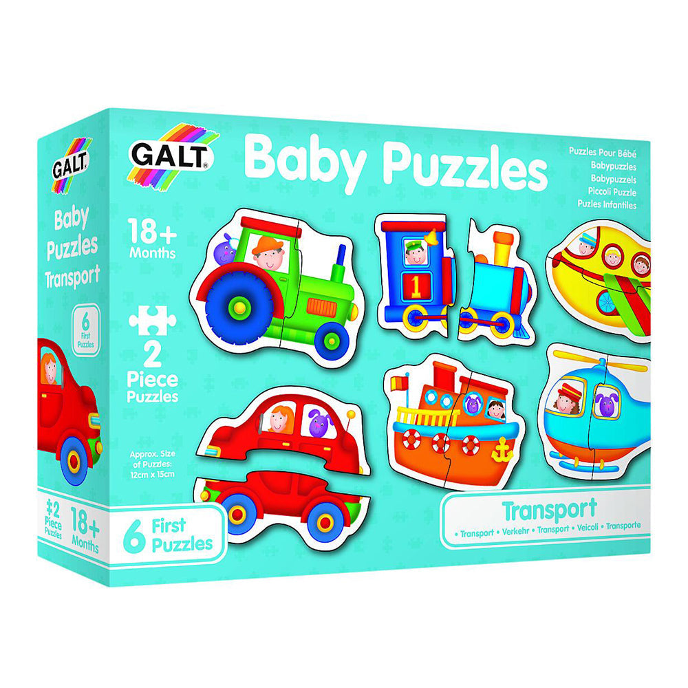 Galt Baby Jigsaw Puzzles Transport Learning Game Early Leanring Toy 18m+ (2 Pieces)