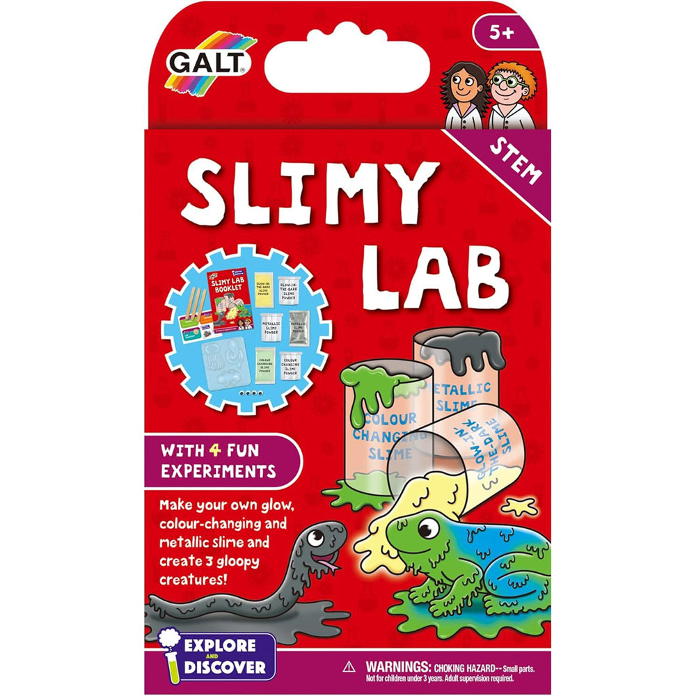 Galt Slimy Lab Kids/Childrens STEM Science/Discovery Activity Kit Playset 5y+ — image 2