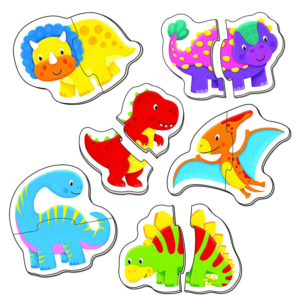 Galt Baby Jigsaw Puzzles Dinosaurs Learning Game Early Leanring Toy 18m+ (2 Pieces) — image 2