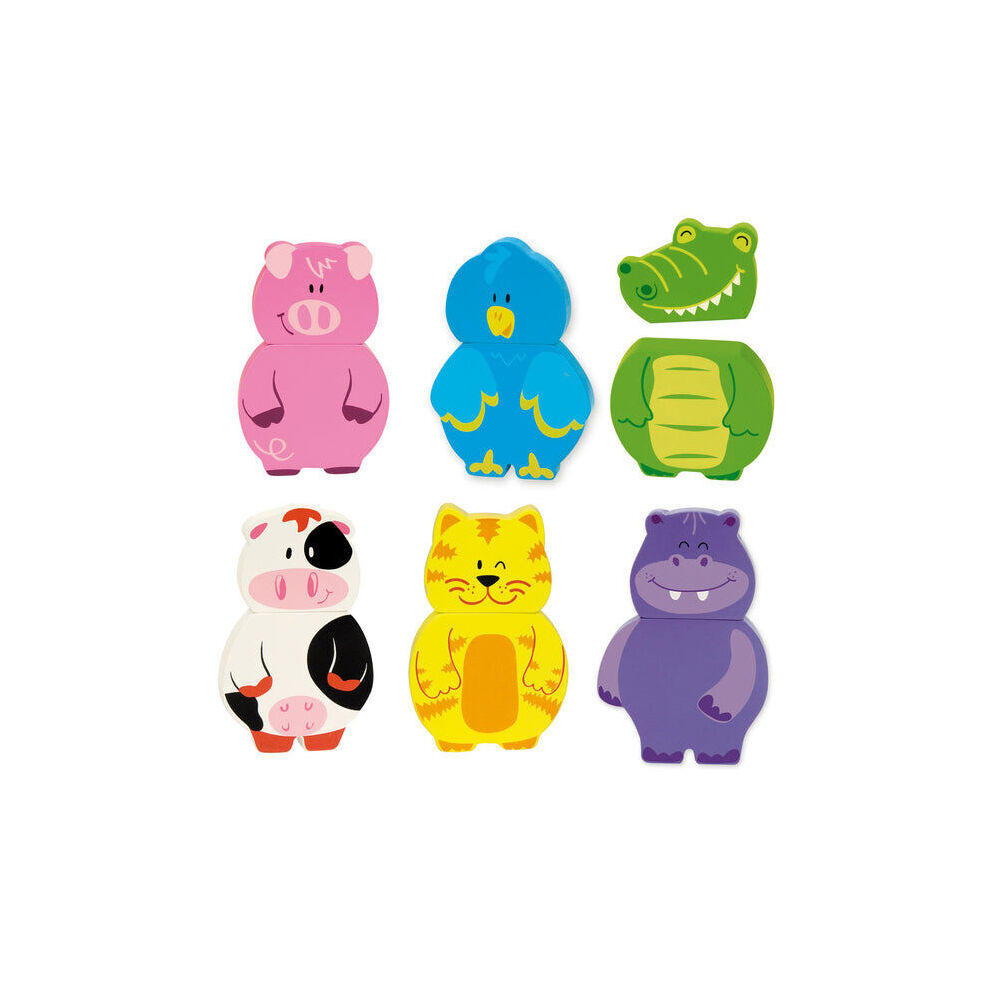 Goula Magnetic Animals Wooden Puzzles Kids/Children Educational Toy 1y+ (12 Pieces) — image 2
