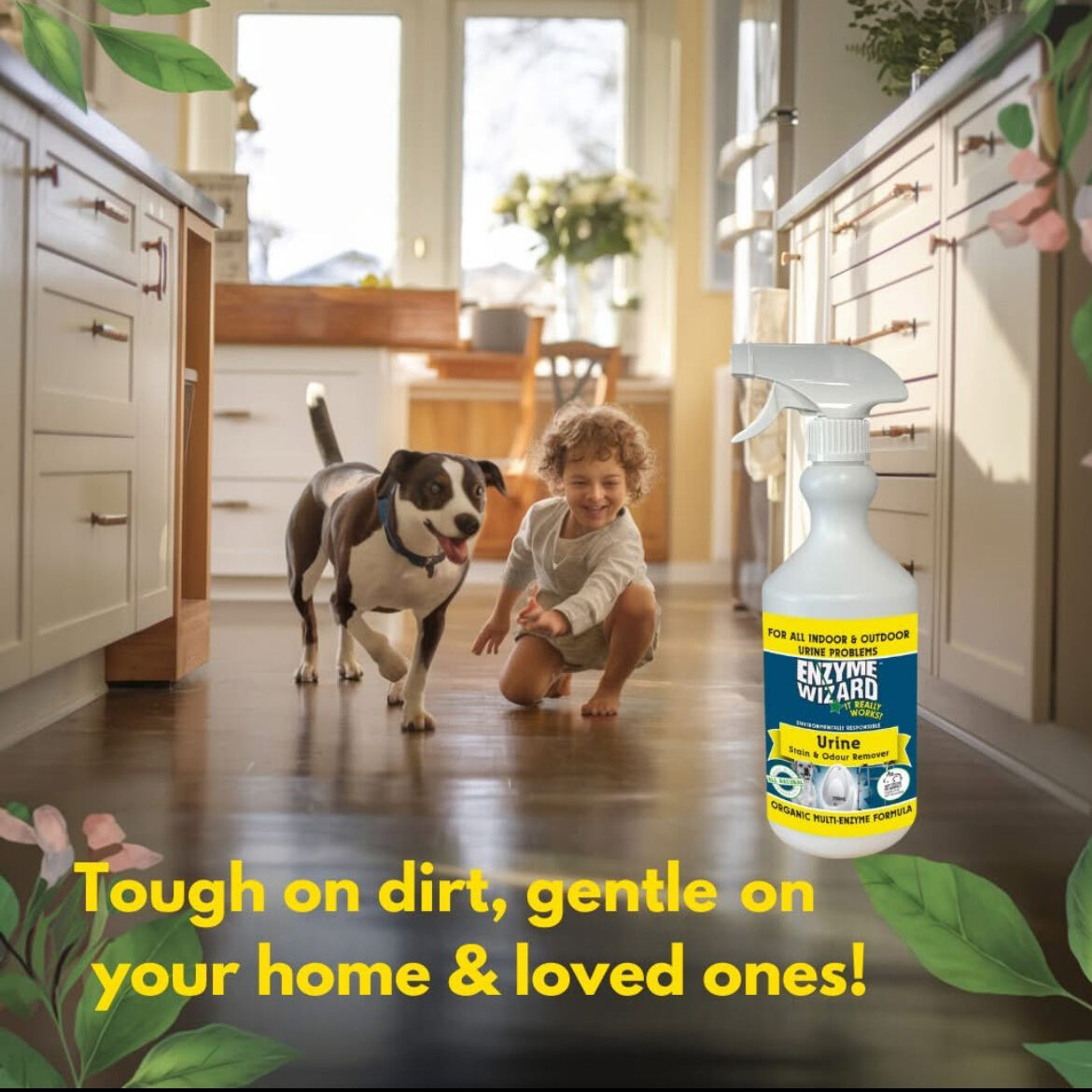 Enzyme Wizard Urine Stain And Odour Remover 750ML Spray Bottle Home Cleaning — image 2