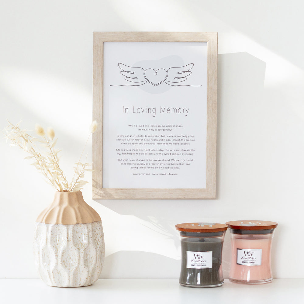 Splosh Gift Of Words In Loving Memory Message Plaque Tabletop Decor 24x32.5cm — image 6