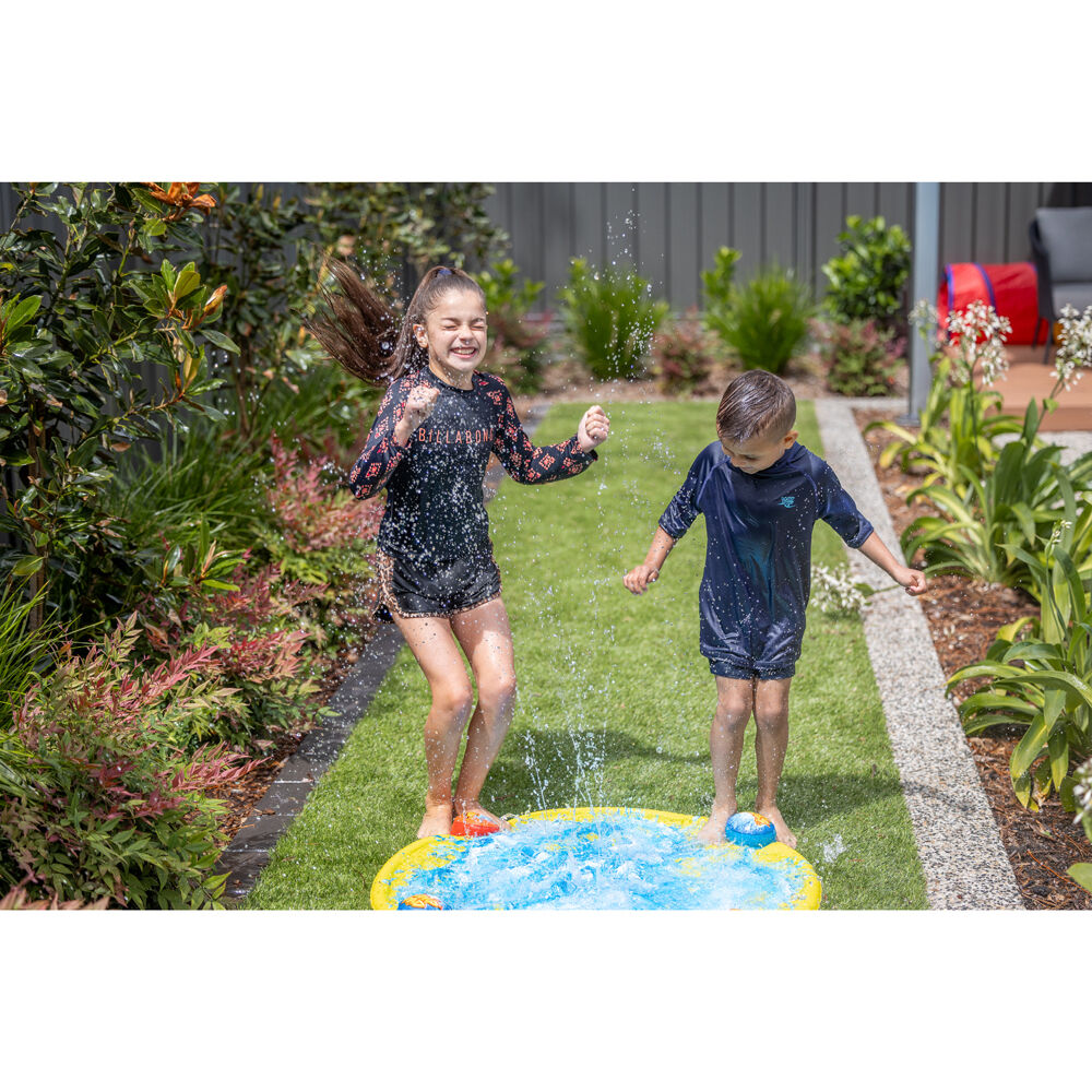 GO Play! Blue Backyard Inflatable Fun Stomp 'N Splash Blast Pad for Kids 3Y+ — image 6