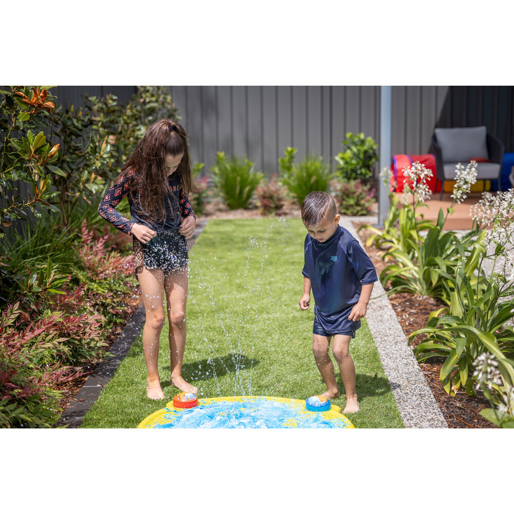 GO Play! Blue Backyard Inflatable Fun Stomp 'N Splash Blast Pad for Kids 3Y+ — image 7