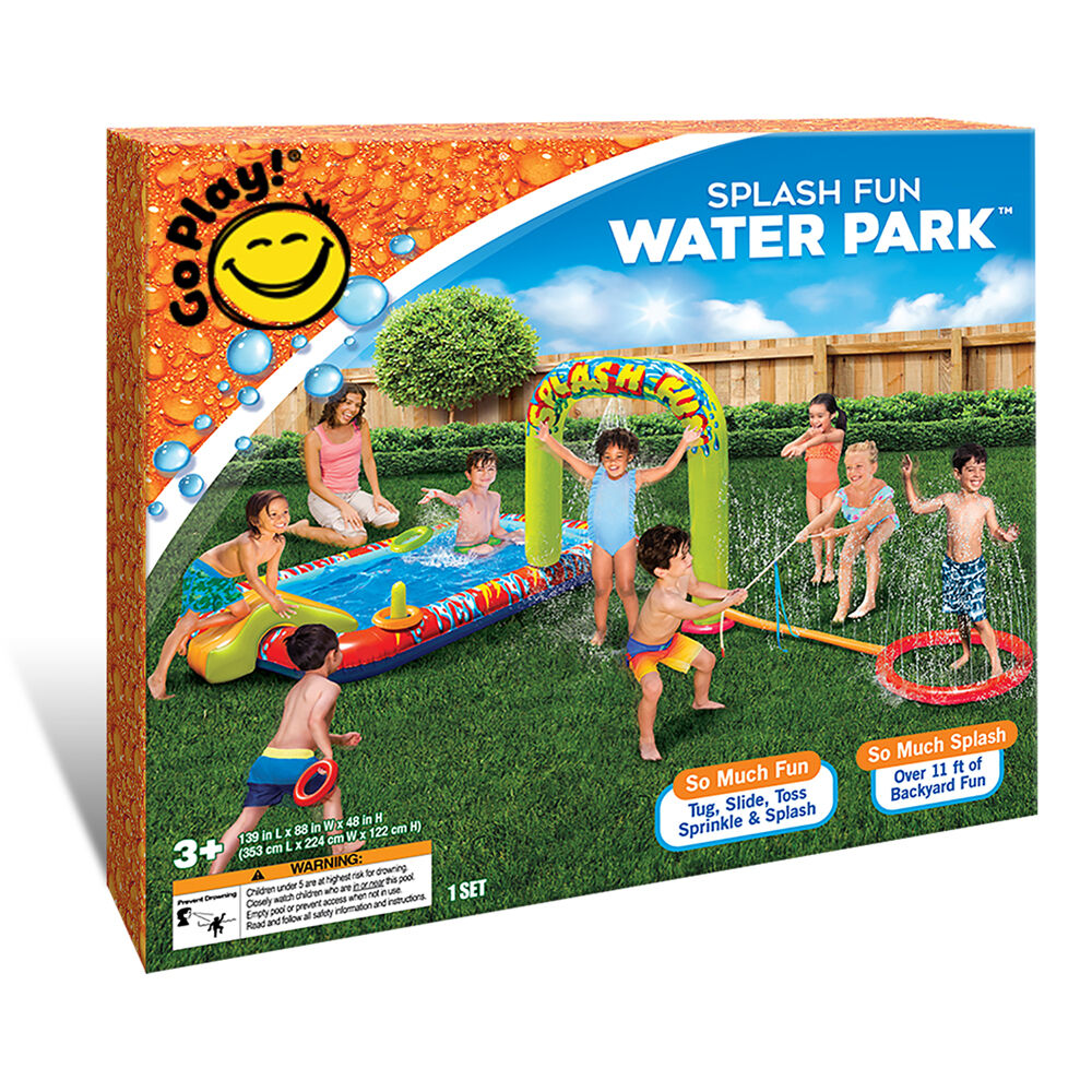 GO Play! Go Play Splash Fun Water Park With Inflatable Slide Game Kids — image 3