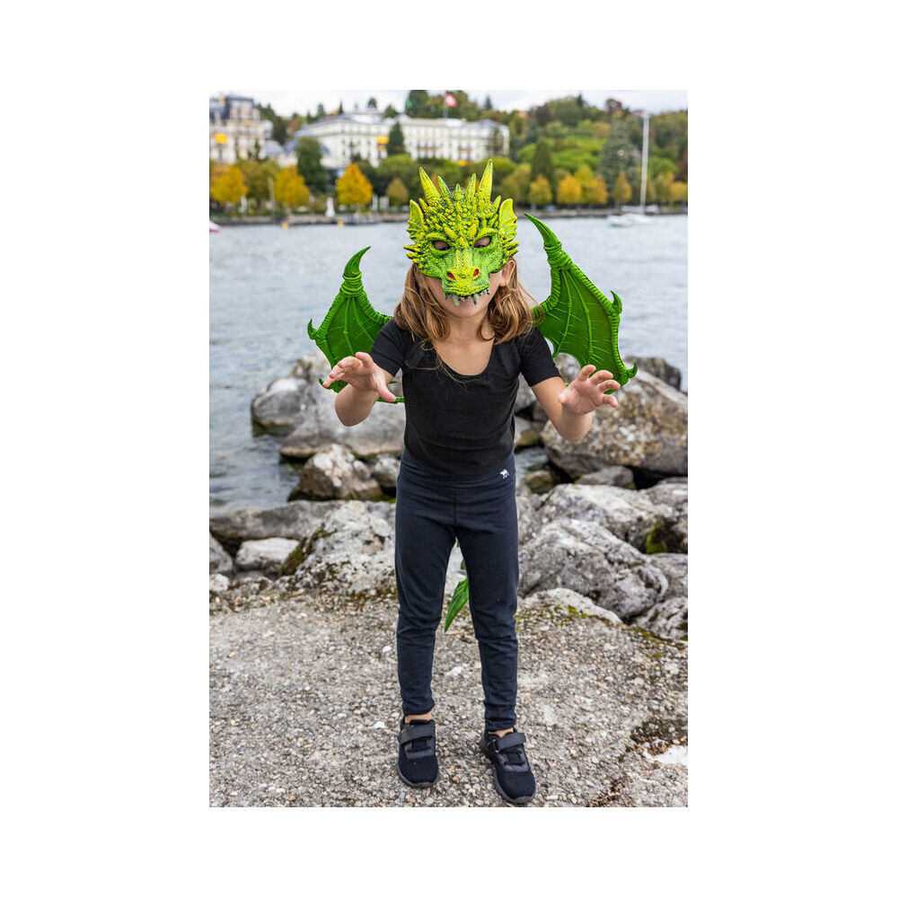 Great Pretenders Rubber Dragon Mask Kids/Children Costume Accessory 3y+ — image 4