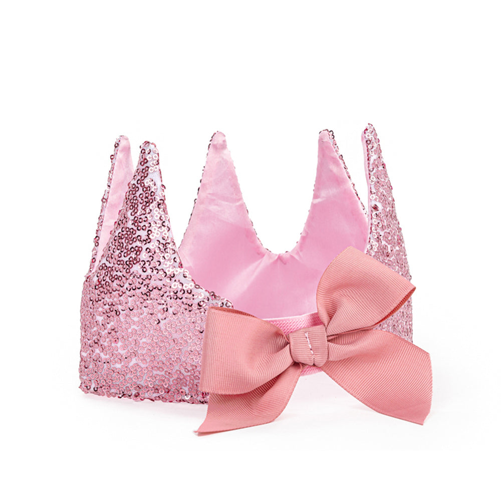 Great Pretenders Precious Sequin Crown Kids/Children Costume 26cm Pink 3y+