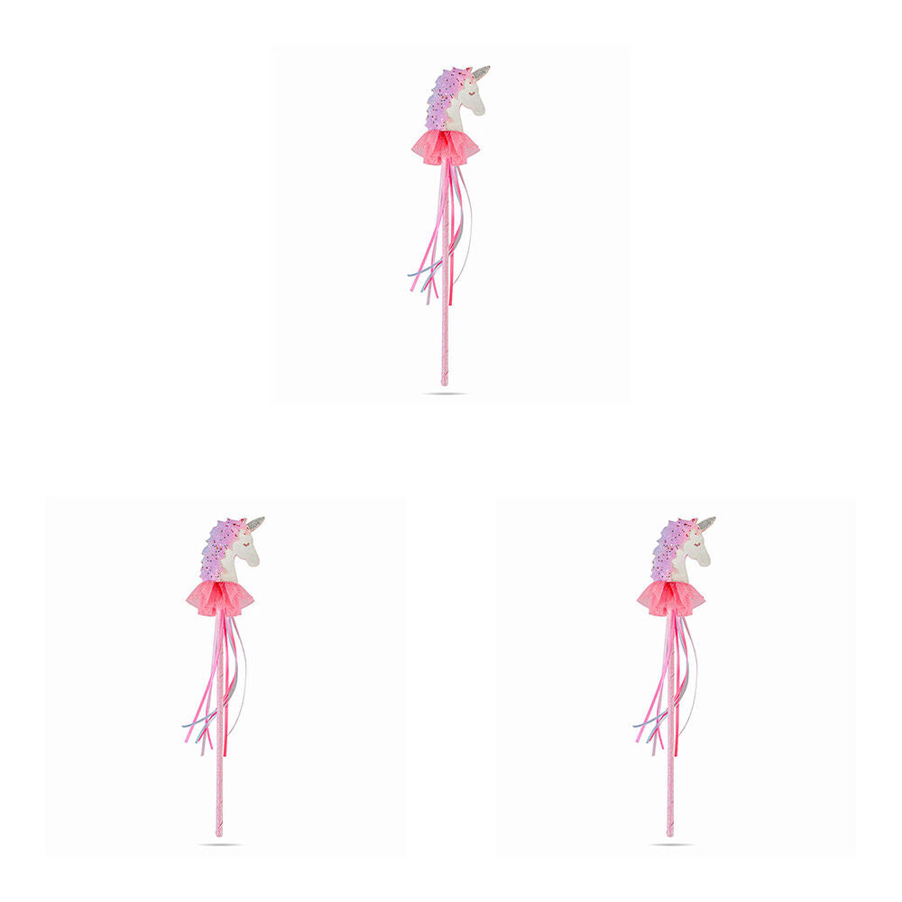 Great Pretenders Unicorn Wand Girls Costume Accessory Pink Kids/Children 3y+ (3 Pack)