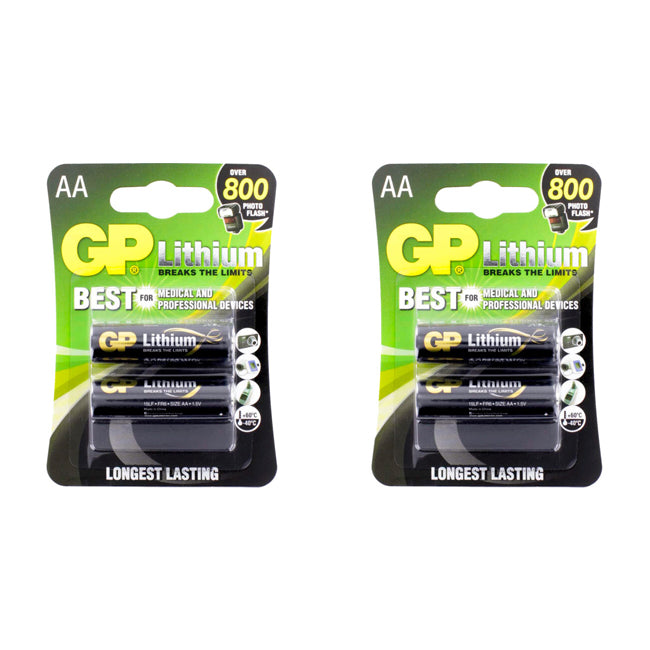 GP 2pc GP 1.5V Lithium 1200mAh Single Use Battery for Smoke Alarms/Detectors (2 Pack)