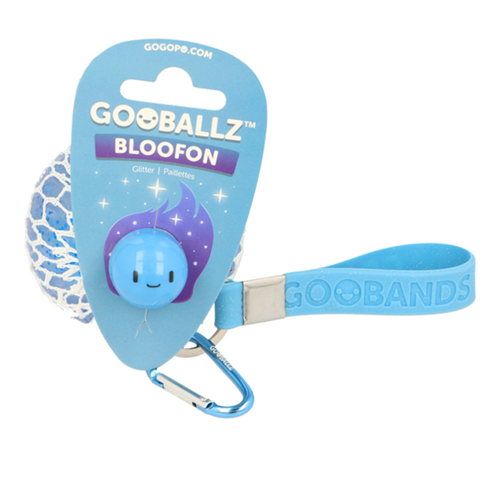 Gooballz Glow in The Dark 6.5cm Toys Wristband Keyring Silicone Kids 3y+ Asst (2 Pack) — image 2