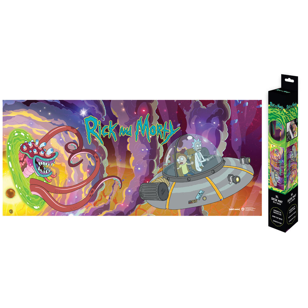 Cartoon Network Rick and Morty Space Portal XL Mouse Pad Gaming Mat Accessory
