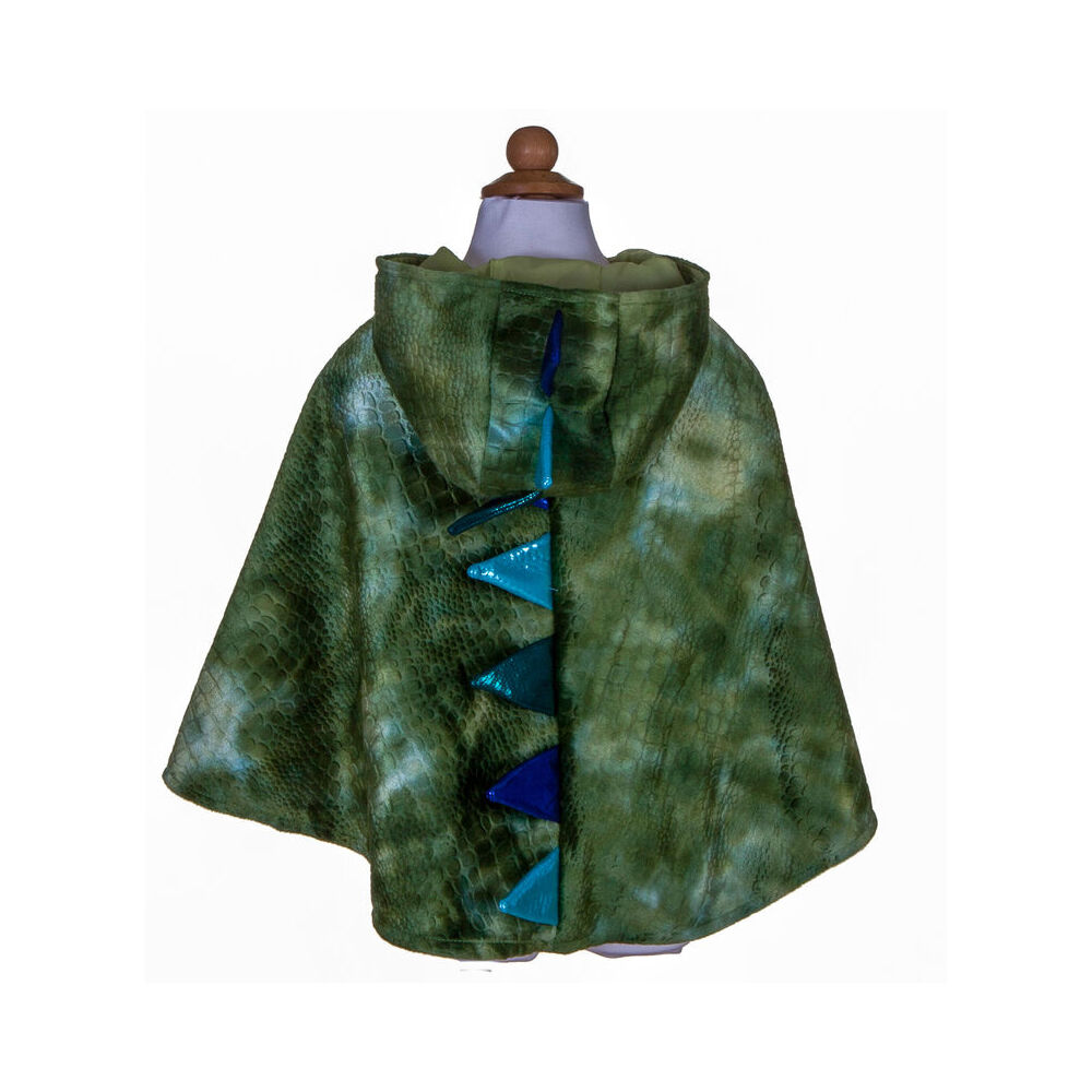 Great Pretenders Size 2-3 Velvet Green Dragon Baby Cape Kids Costume 2y+ — image 3