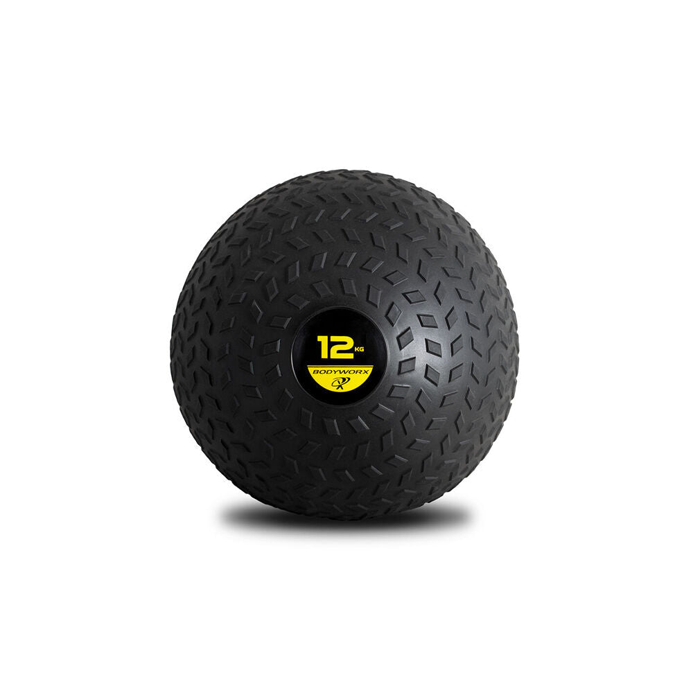 Bodyworx Slam Ball Home Gym Workout Training Exercise 12kg Black