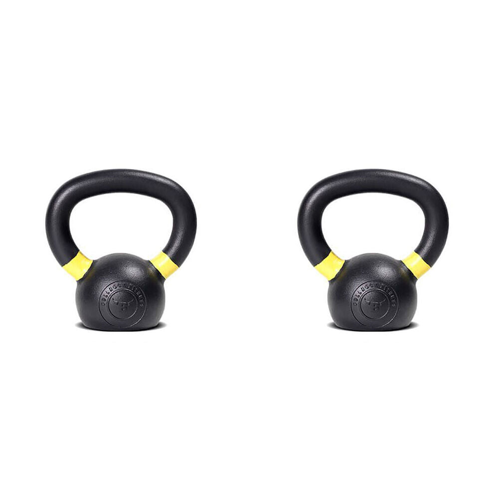 Hacienda Premium Cast Iron Kettlebell Weightlift Home Workout Exercise 4kg (2 Pack)