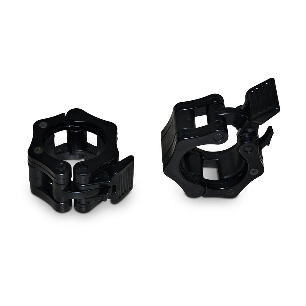 Hacienda Quick Release Barbell Collar Pair For Olympic Bars Black (2 Pieces)