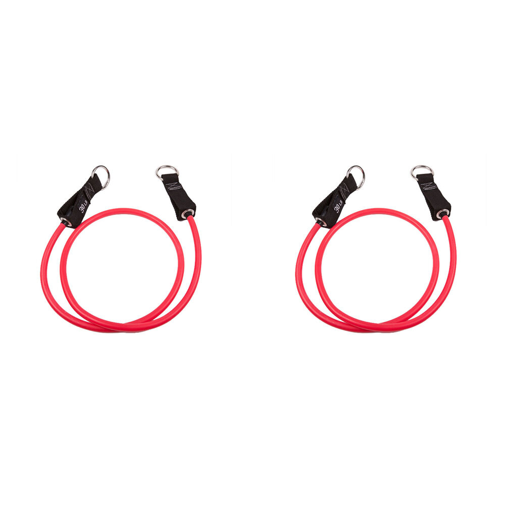 Gofit Extreme Power Tube 2 Pack 30lbs Home Gym Resistance With Training Booklet