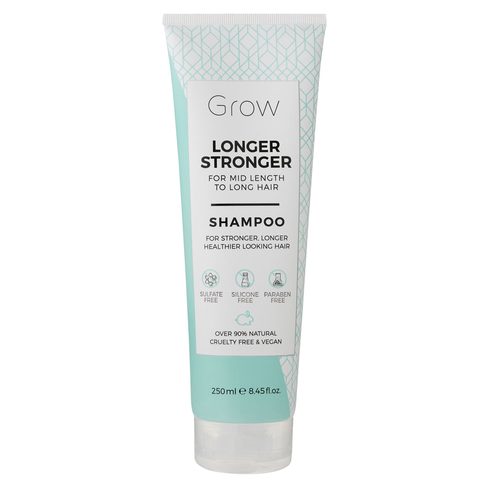 Grow Longer Stronger 250ml Shampoo Hair/Scalp Care Mid Length to Long Strand (2 Pack) — image 2