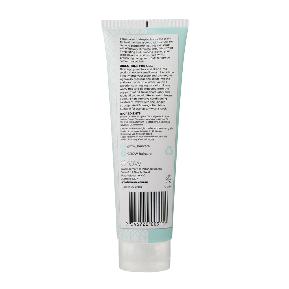Grow Longer Stronger Stimulating Scalp Scrub Hair Care/Styling 140g (2 Pack) — image 3