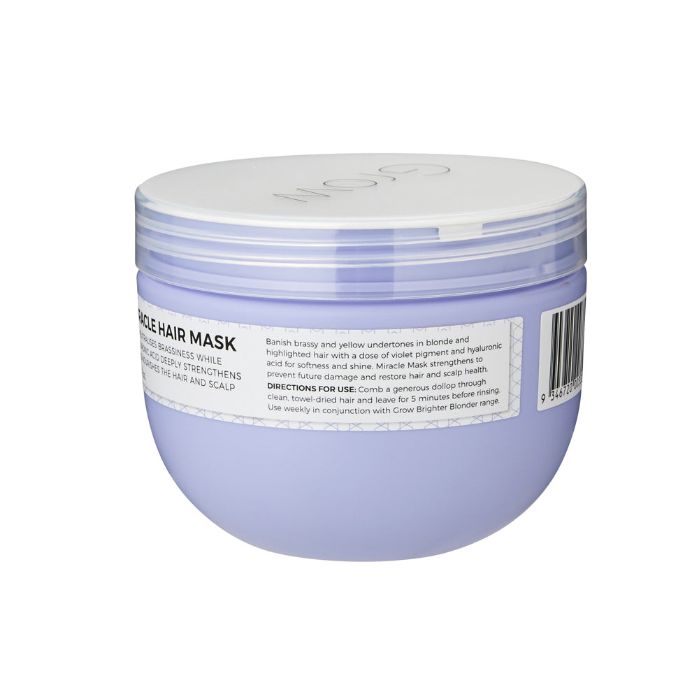 Grow Brighter Blonder 250ml Miracle Hair Mask Care For Blonde or Highlighted — image 2