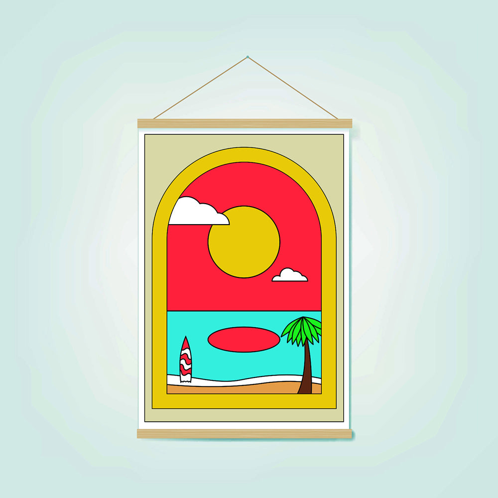 Gift Republic The Mindful Painter Stress Relief Hang Canvas Paint By Number Kit — image 2