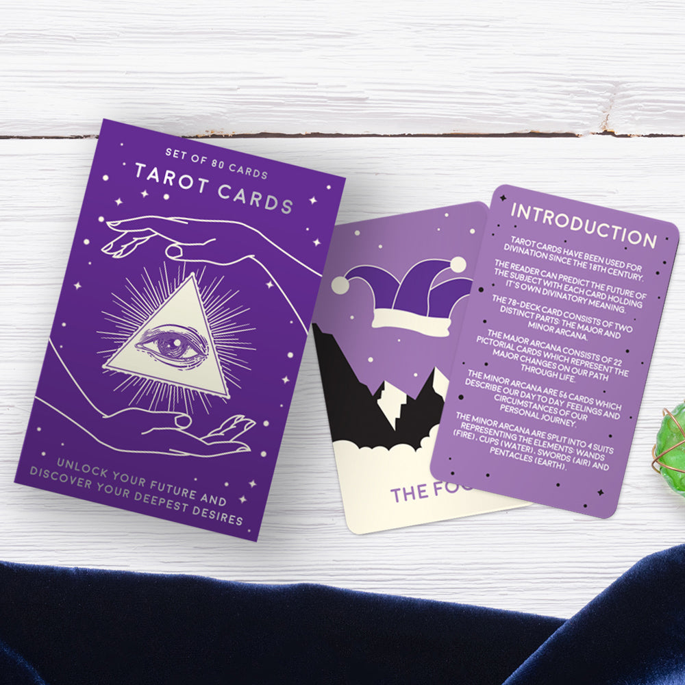 Gift Republic Tarot Reading Cards Fortune Telling Interpretation Deck Set (80 Pieces) — image 2