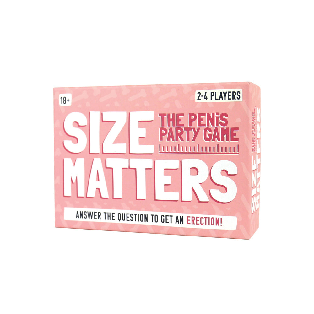 Gift Republic Size Matters The Party Game Adult Card Set Trivia/Question (100 Pieces)