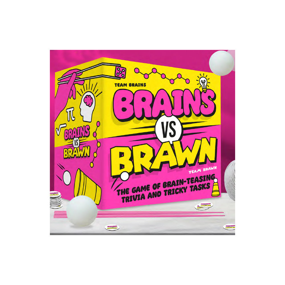 Gift Republic Brains Vs Brawn Brain Teaser Family Board Game Night Play Set