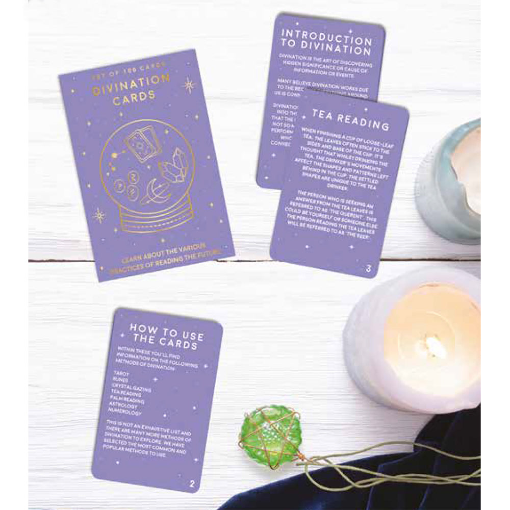 Gift Republic Divination Cards Reading Tarot Deck Set Party Fun Game Set (100 Pieces) — image 2