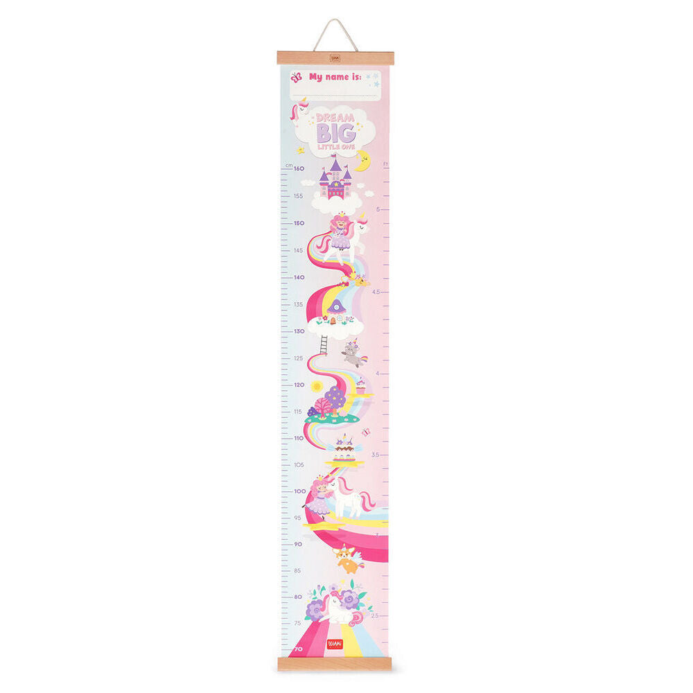 Legami 160cm Pink Dream Big Little One Wall-Hanging Height Chart