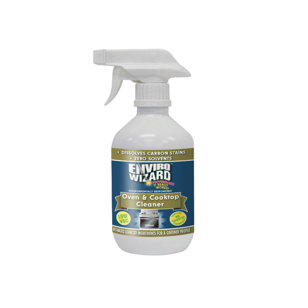 Enviro Wizard EnviroWizard Non-Toxic Oven and Cooktop Surface Cleaner Spray Bottle 500ml