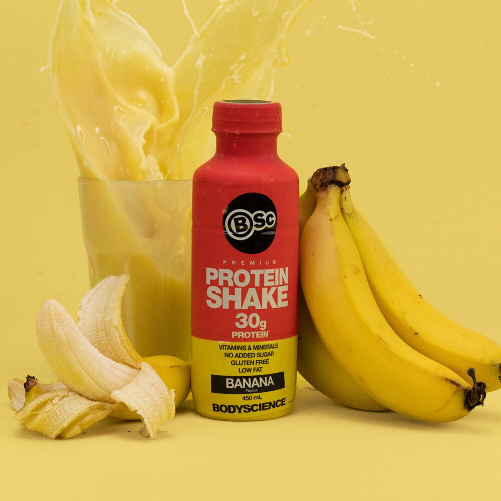 BSc Ready To Drink Premium 30g Protein Shake Post Workout 450ml Banana (6 Pack) — image 4