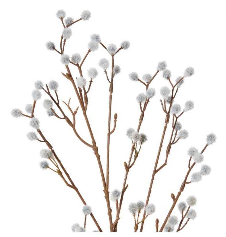 E Style Artificial 70cm Fabric/Plastic Willow Spray Fake Flower Decor NTRL — image 2
