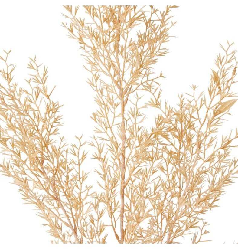E Style 97cm Plastic Tea Leaf Spray Artificial Fake/Faux Home Decor Natural — image 2
