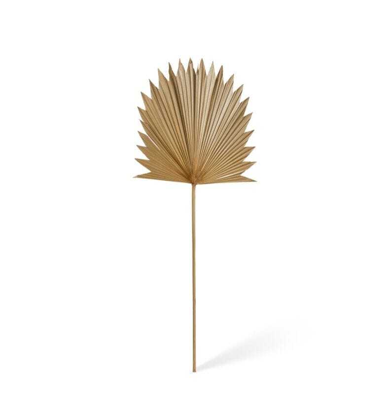 E Style Decorative 96cm Sun Fan Palm Dried Stem Home Room Decor Natural