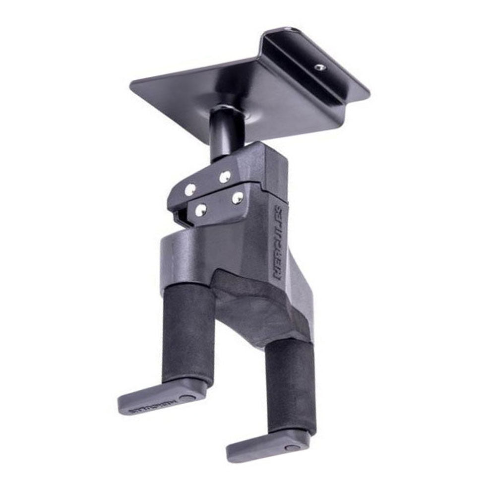 Hercules Auto-Swivel Slat Wall Mount Instrument Hanger/Holder for Guitar/Bass BK — image 2