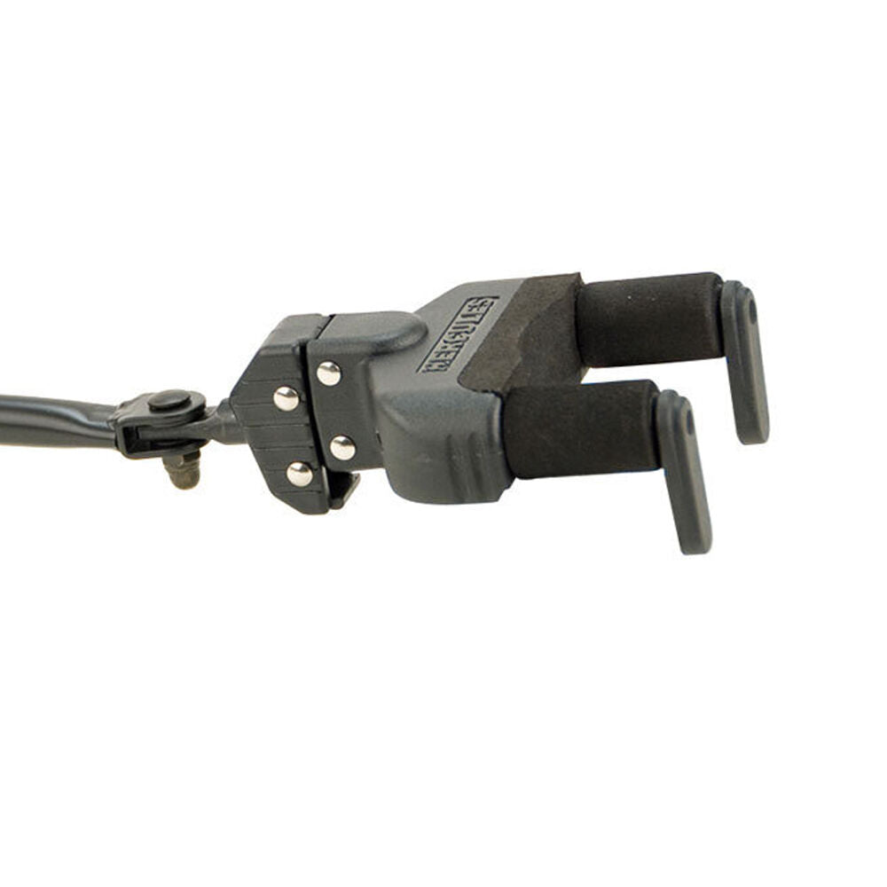 Hercules Gridwall Hanger Wall Mount/ Auto-Grip Holder for Electric Guitar Black — image 2