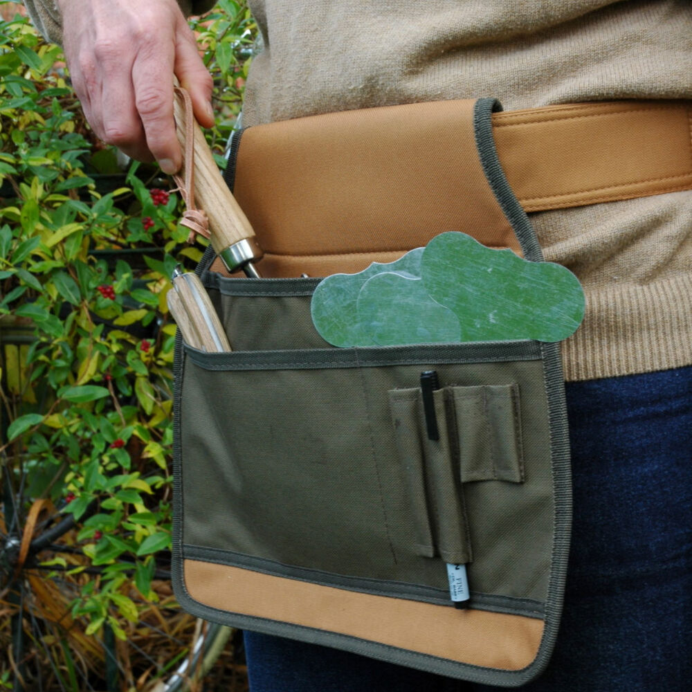 Esschert Design Garden Tool Belt Accessory Storage Adjustable Holder Green — image 3