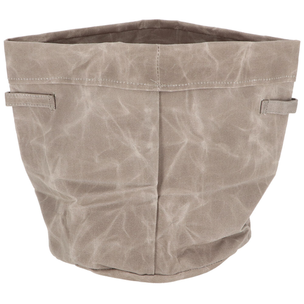Esschert Design Waxed Canvas Storage Bag w/ Handles Garden Organiser Large Grey — image 2