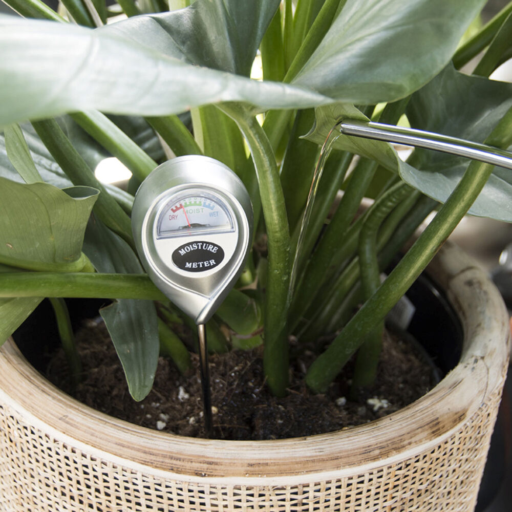 Esschert Design 27.4cm Grey Garden/Outdoor Decor Copper Soil Moisture Meter — image 2