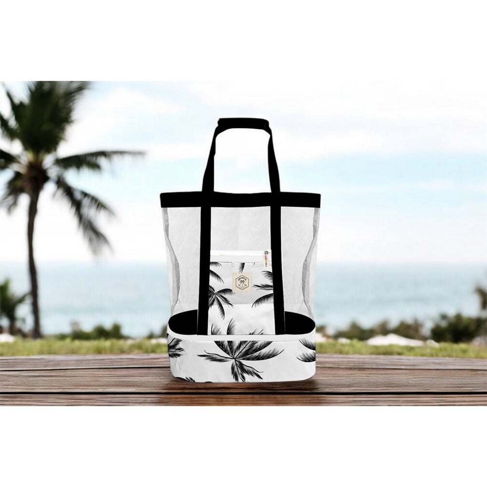 Good Vibes 2 In 1 Beach Cooler Bag Havana Print 45x44x18cm Camping Outdoors — image 2