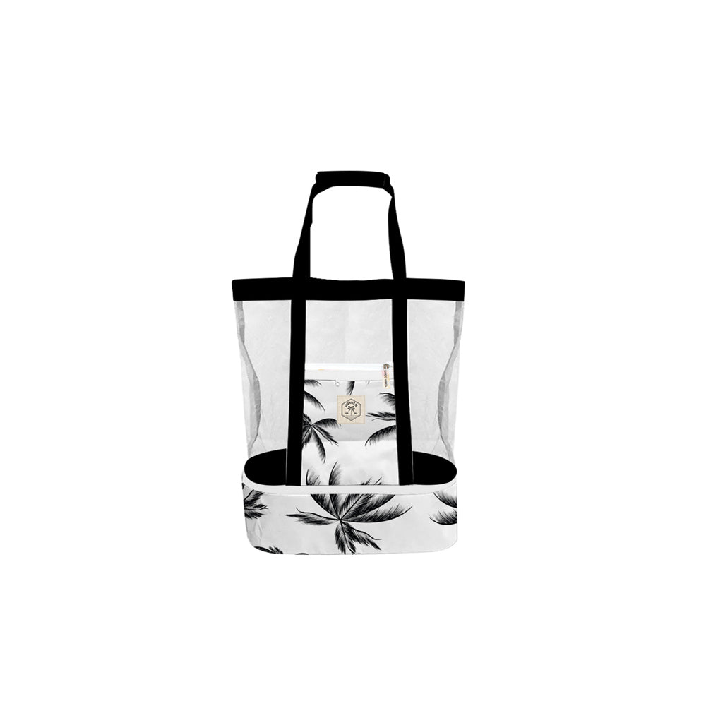 Good Vibes 2 In 1 Beach Cooler Bag Havana Print 45x44x18cm Camping Outdoors
