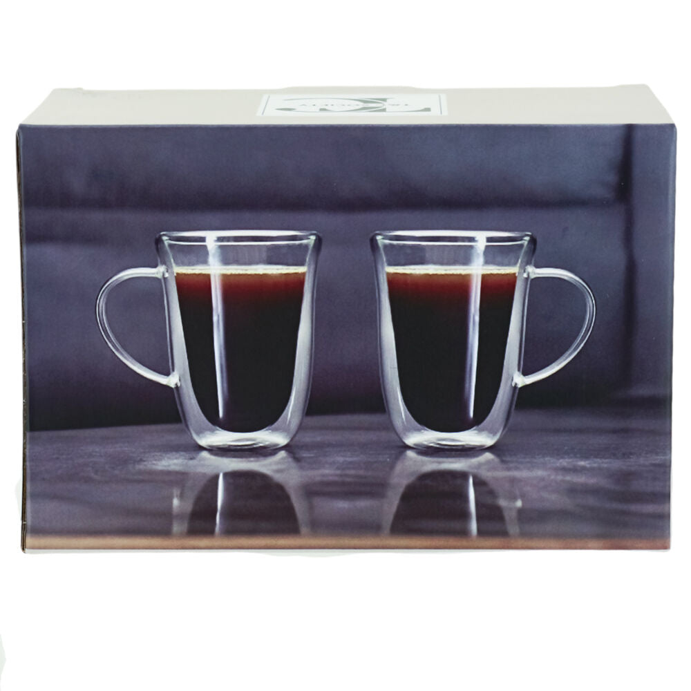 NF Living Serving Clear Mug 300ml Solid Double-Walled (2 Pieces) — image 5