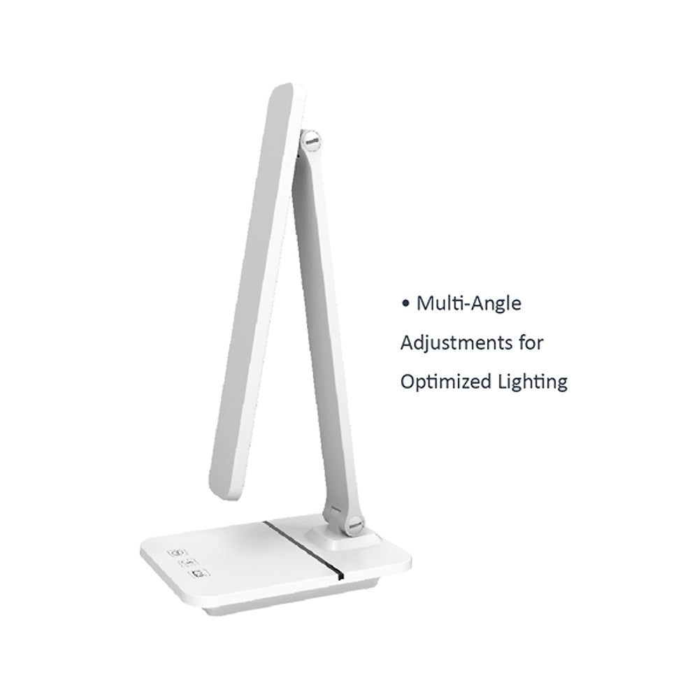 Sansai Smart LED Adjustable Position Dimmable Desk Lamp w/ USB Outlet 7W 450lm — image 2