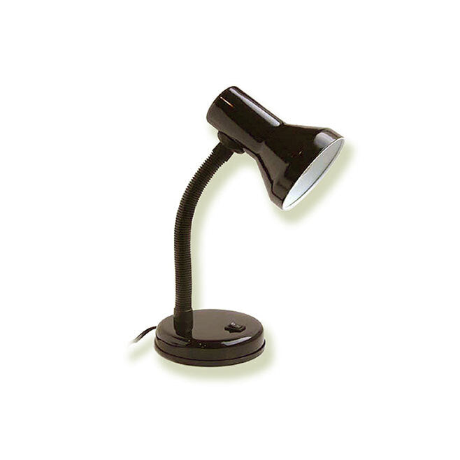 Sansai Student Desk Lamp/Light w/ Adjustable/Flexible Neck Home/Office Black — image 2